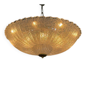 Venetian ceiling light in Murano glass, circa 1940