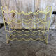 Old bottle holder holder yellow metal