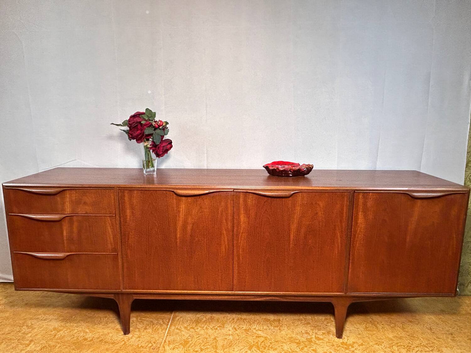 Mid century retro vintage teak McIntosh sideboard 1960 Dunvegan