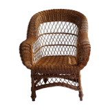 Rattan armchair