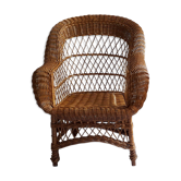 Rattan armchair