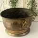 Ice Bucket, French Brass & Copper Champagne Vasque