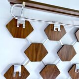 Large Vintage Scandinavian Teak Coat Rack