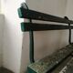 Garden bench foot cast iron art nouveau style