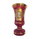 Small colored glass vase
