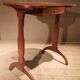 Kidney-shaped side table