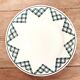 3 assiettes plates terre de fer - Saint Amand