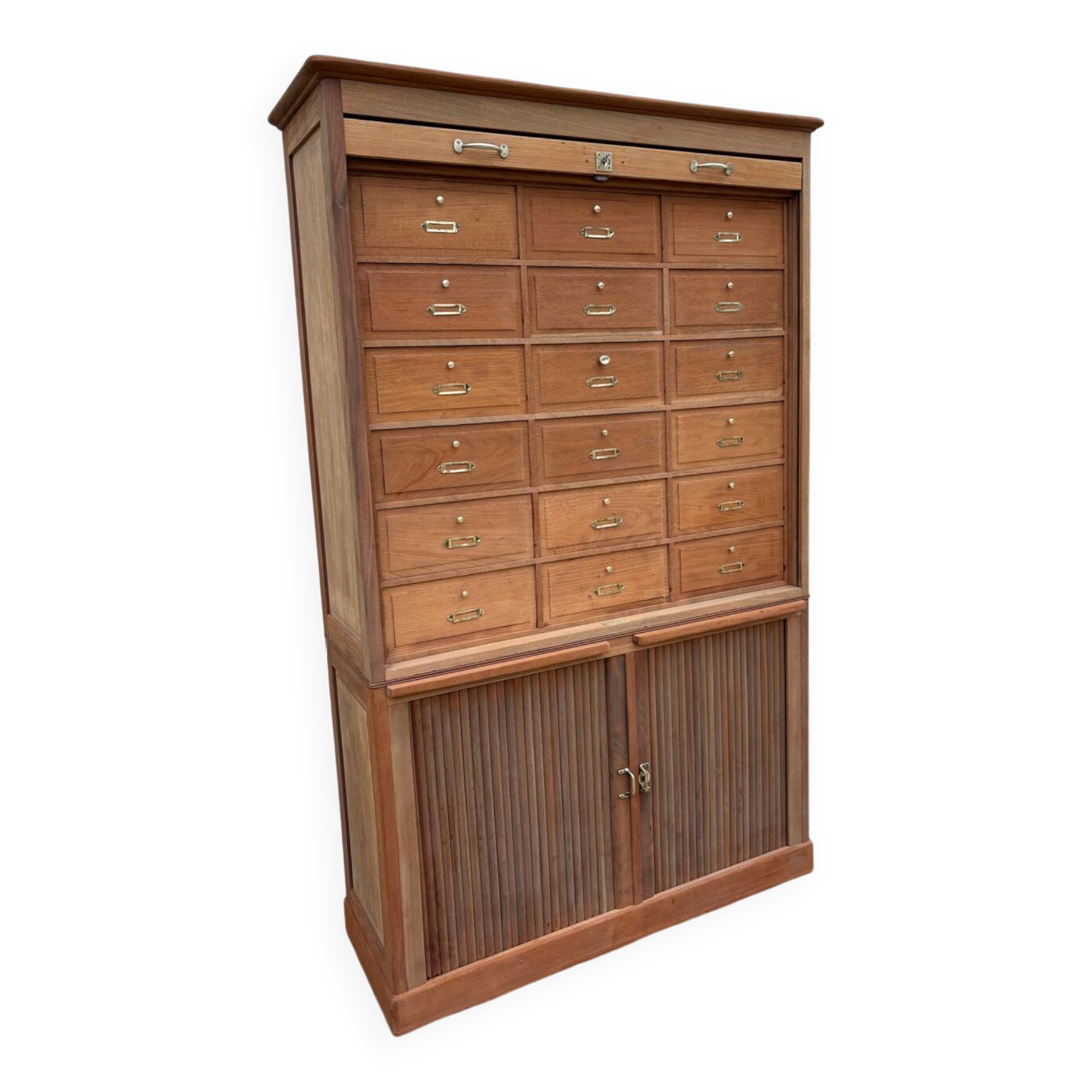 Cardboard cabinet, notary's cabinet with flaps