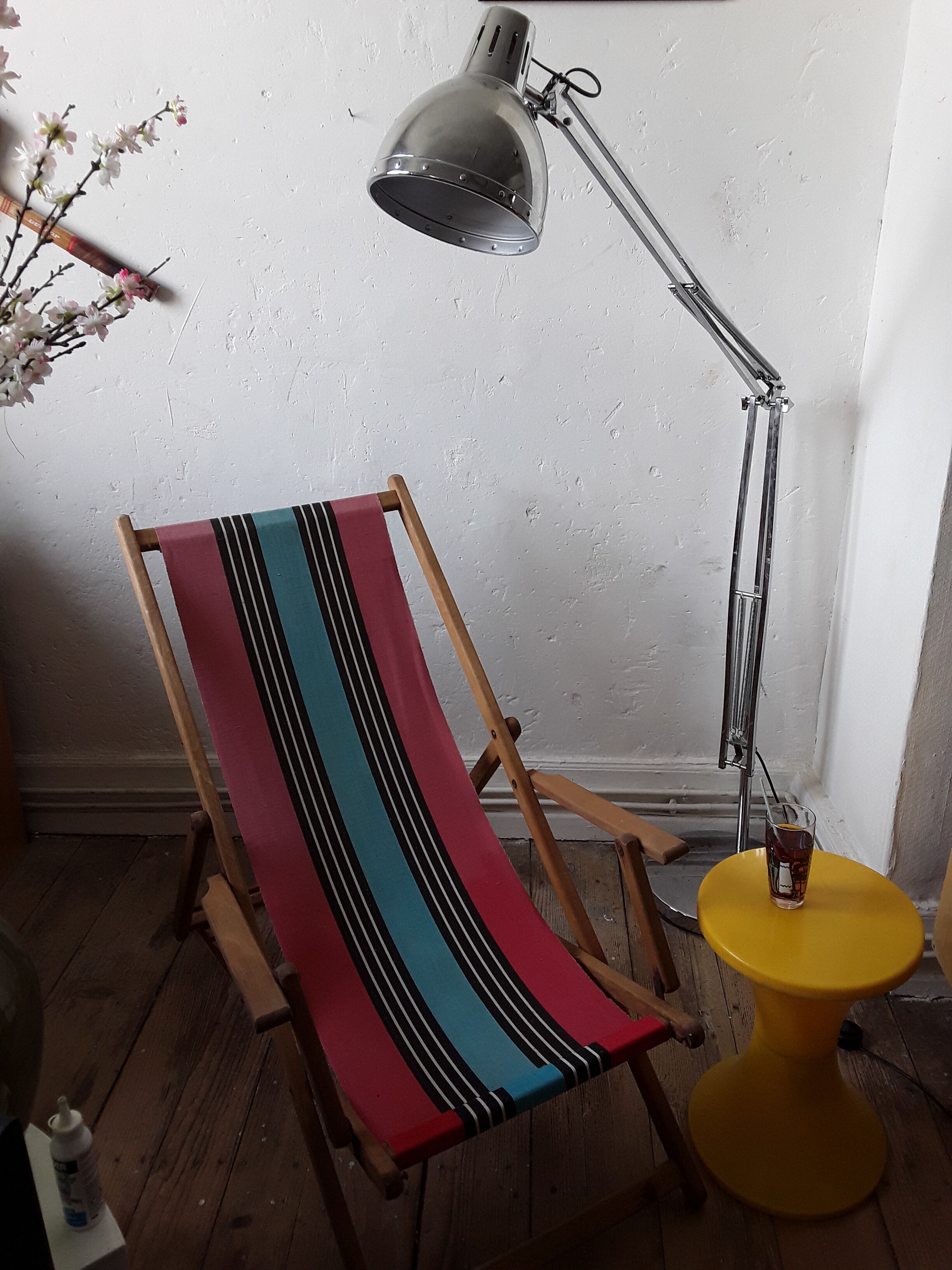 Chrome metal lamp 70/80s