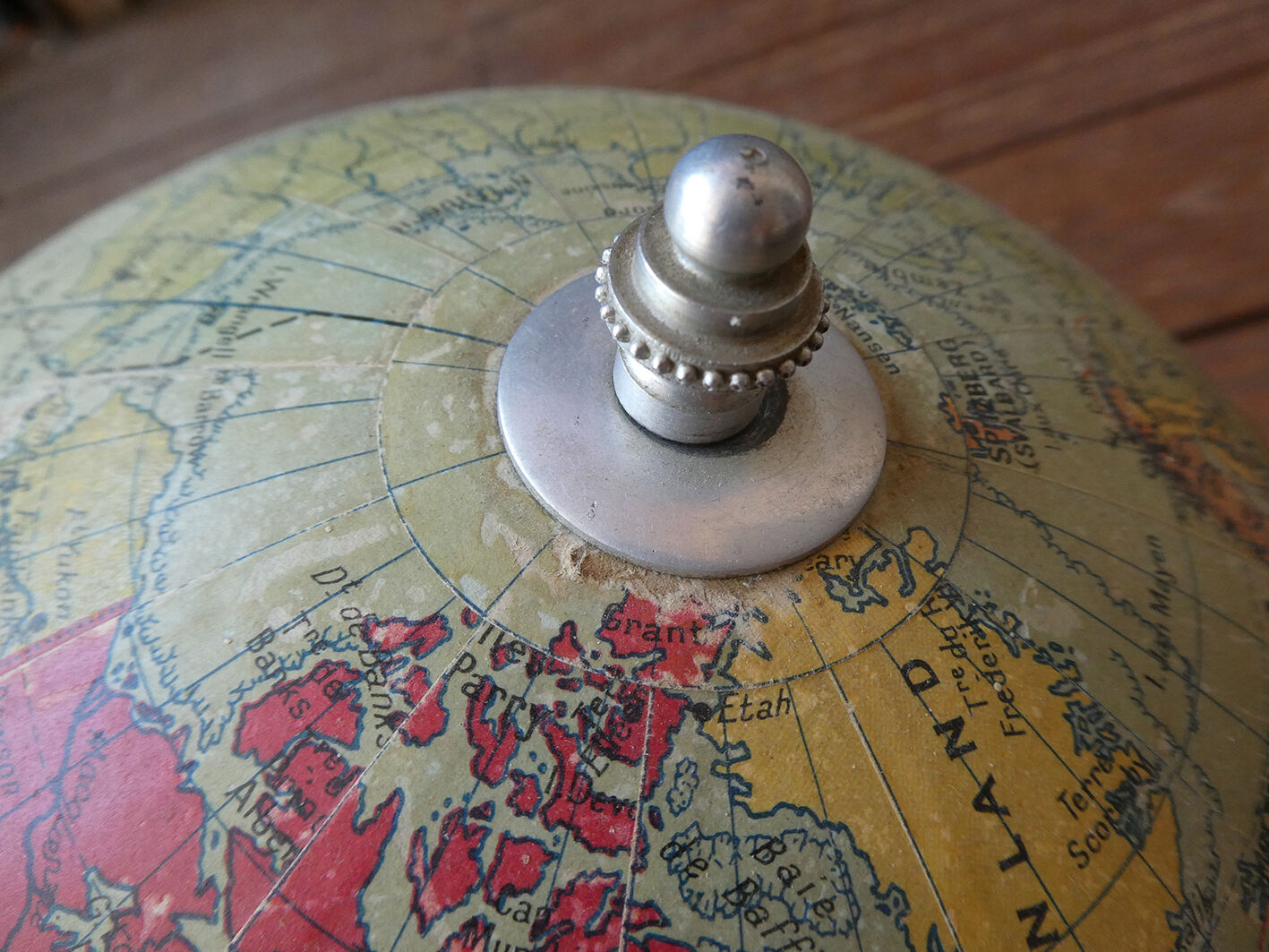 Globe terrestre Taride vintage des années 1940 - 37cm