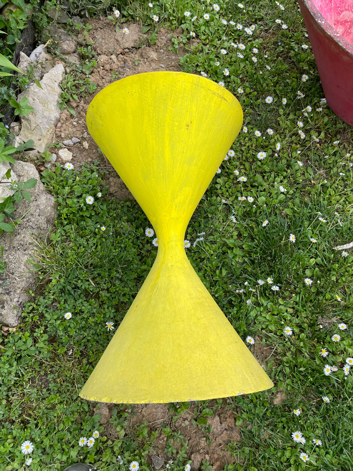 Set of 3 planters in fiber cement Willy Guhl