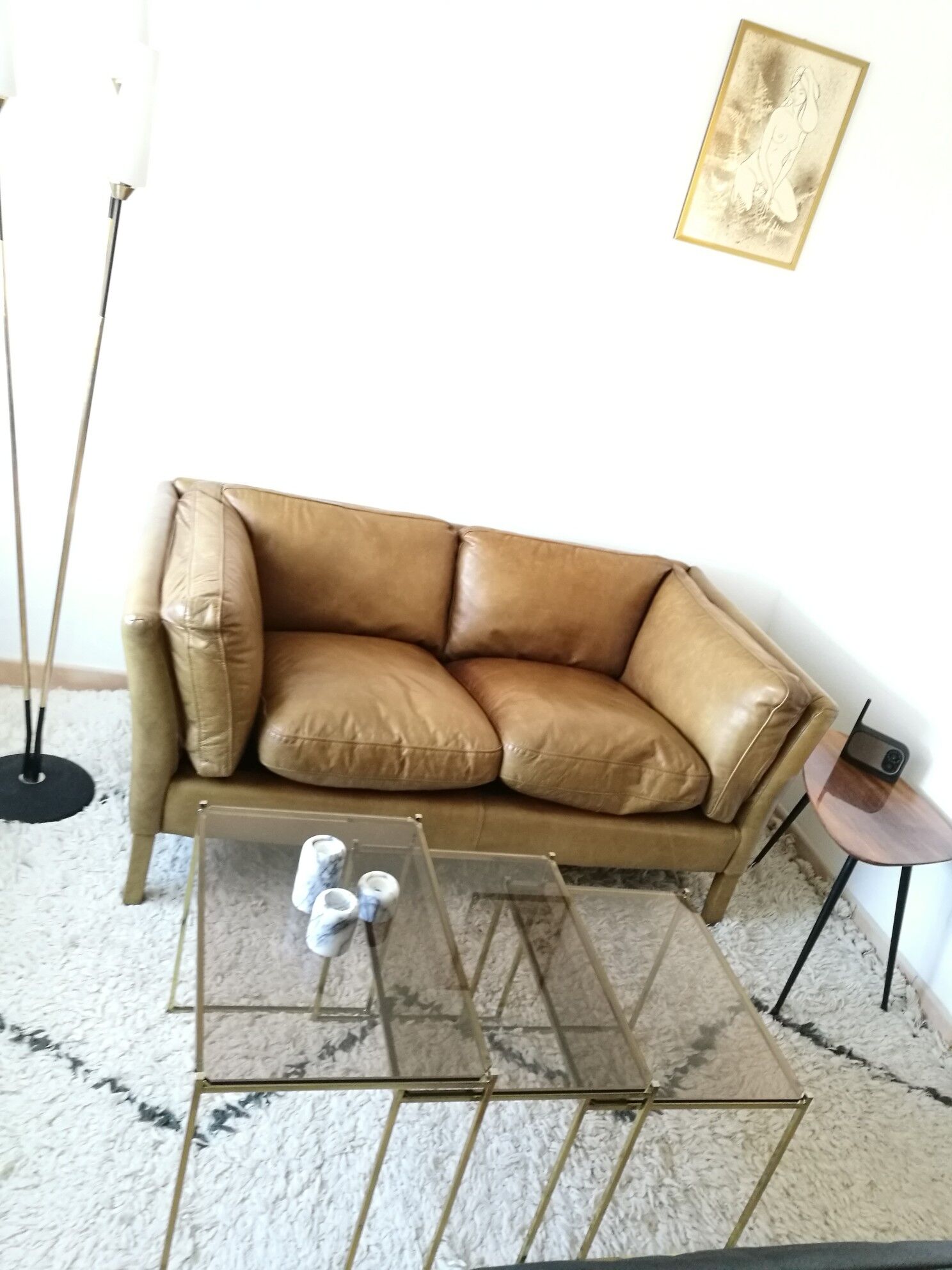 Vintage leather sofa