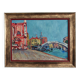 Impressionist painting "Venice", oil on canvas by Olga Milunovic.