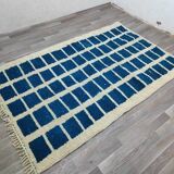 Handmade pure natural wool rug, size 160 x 250 cm