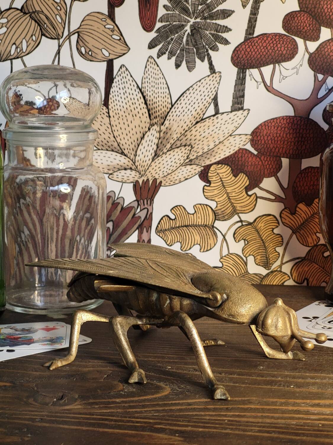 Vintage insect ashtray