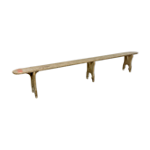 Antique elm wooden bench