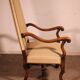 Louis XIV Style Armchairs in Sheep Bone in Walnut - 19th Century