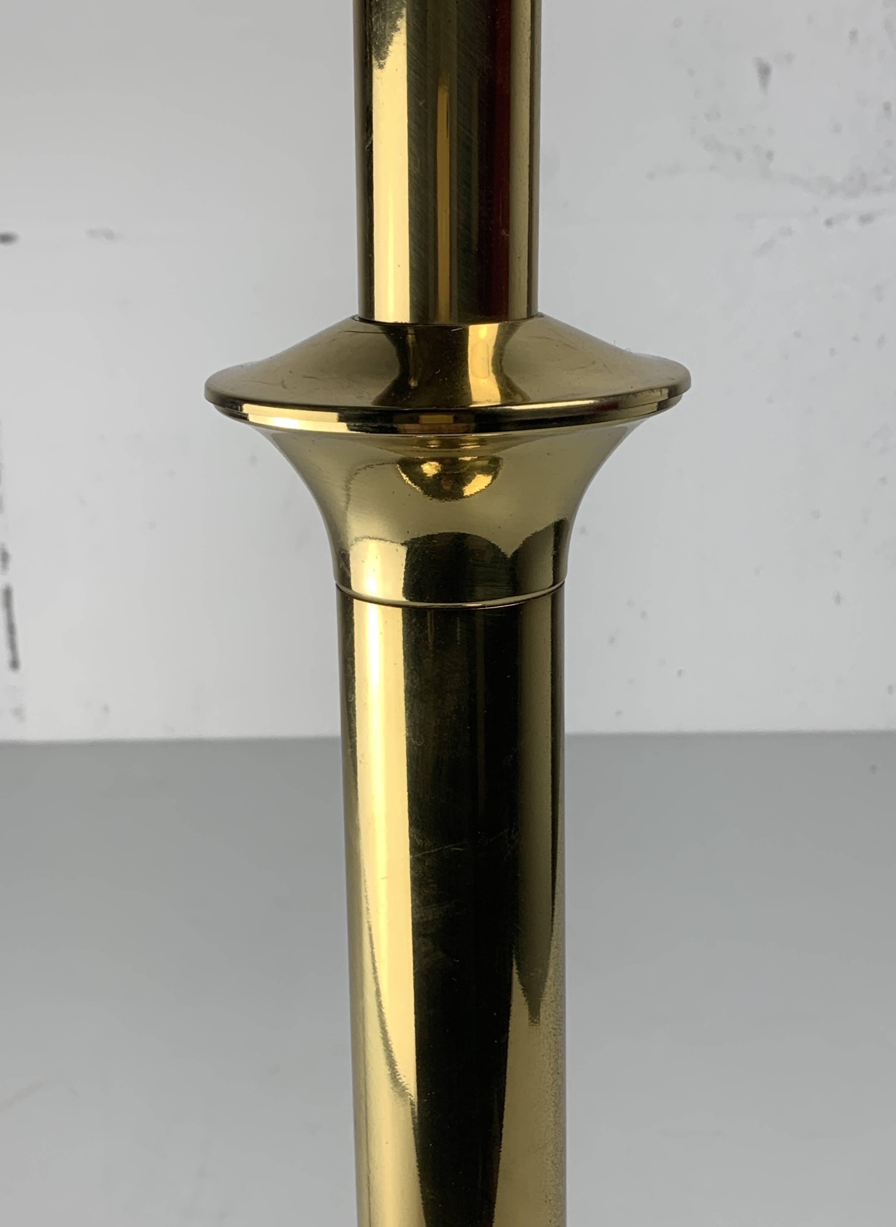 MIDCENTURY HOLLYWOOD REGENCY BRASS MUSHROOM TABLE LAMP VIENNA AUSTRIA 1960S