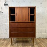 Vintage Scandinavian teak sideboard, 60s