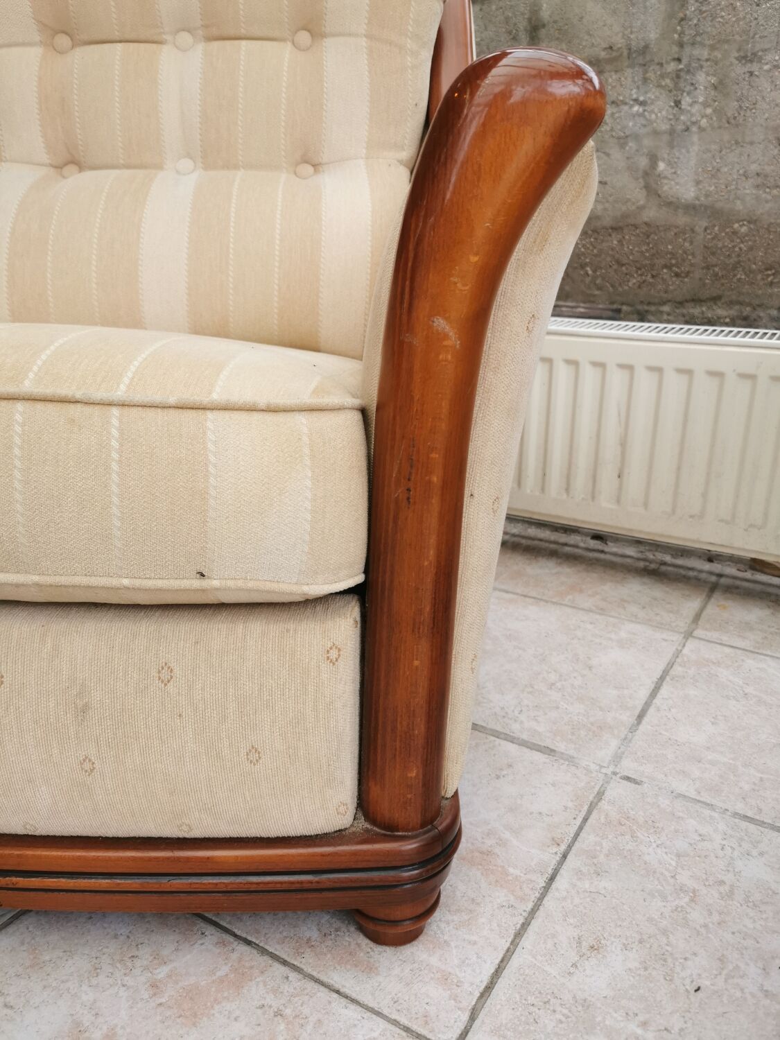 Pair of signed Jacques Leleu armchairs