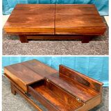 Table basse michelucci  Giovanni ,design italien ,palissandre