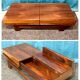Table basse michelucci  Giovanni ,design italien ,palissandre