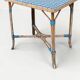 Table en rotin tressée, milieu XXème