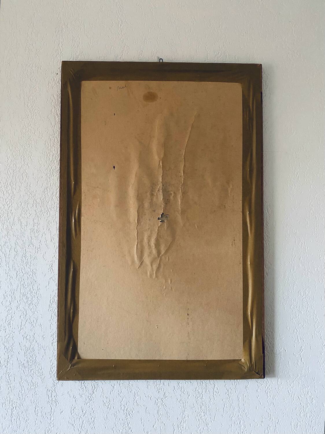 Orientalist painting on cardboard