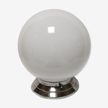Opaline ball ceiling lamp