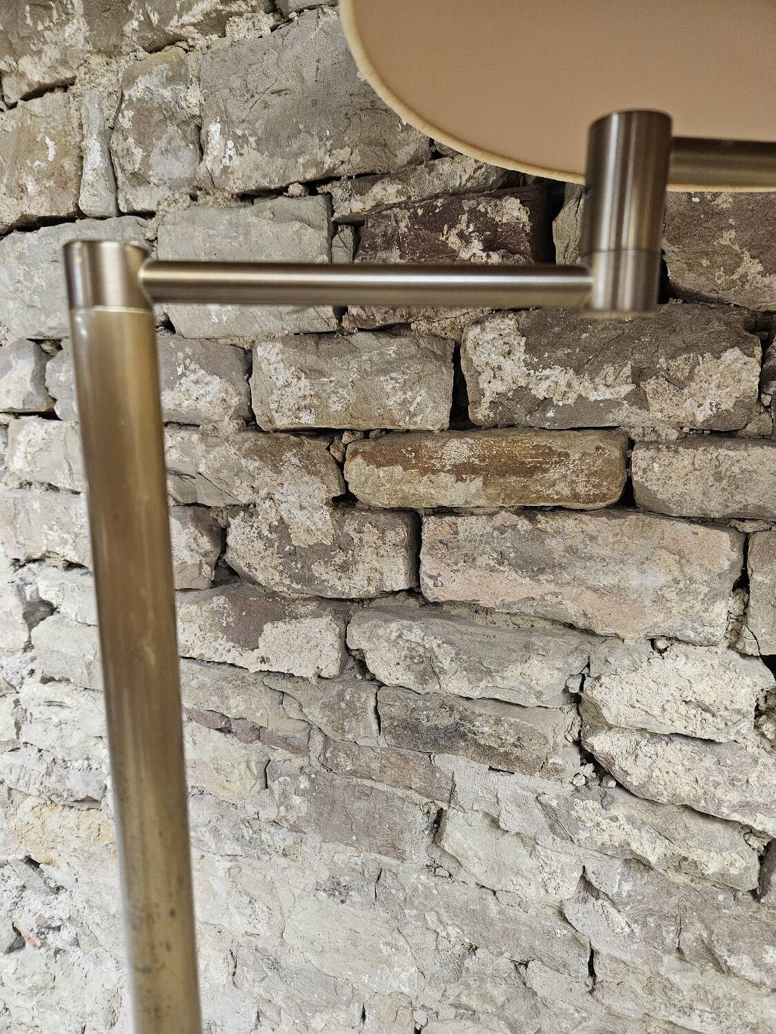 Brass Floor Lamp with Swivel Arm, Germany