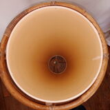 Vintage bamboo floor lamp