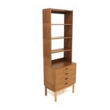 Scandinavian teak bookcase, Sweden, 1960