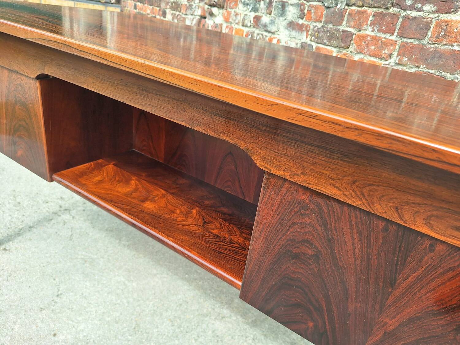 Arne Vodder rosewood desk, Danish designer furniture