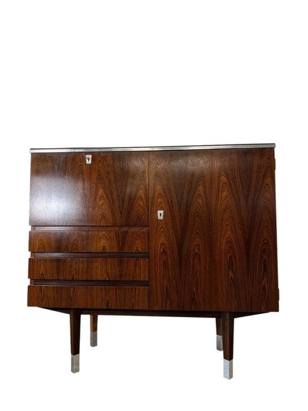 Buffet vintage en palissandre / meuble bar / buffet