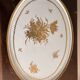 Antique Golden Plate Floral Décor Camaïeu KPM Berlin Royal Manufacture
