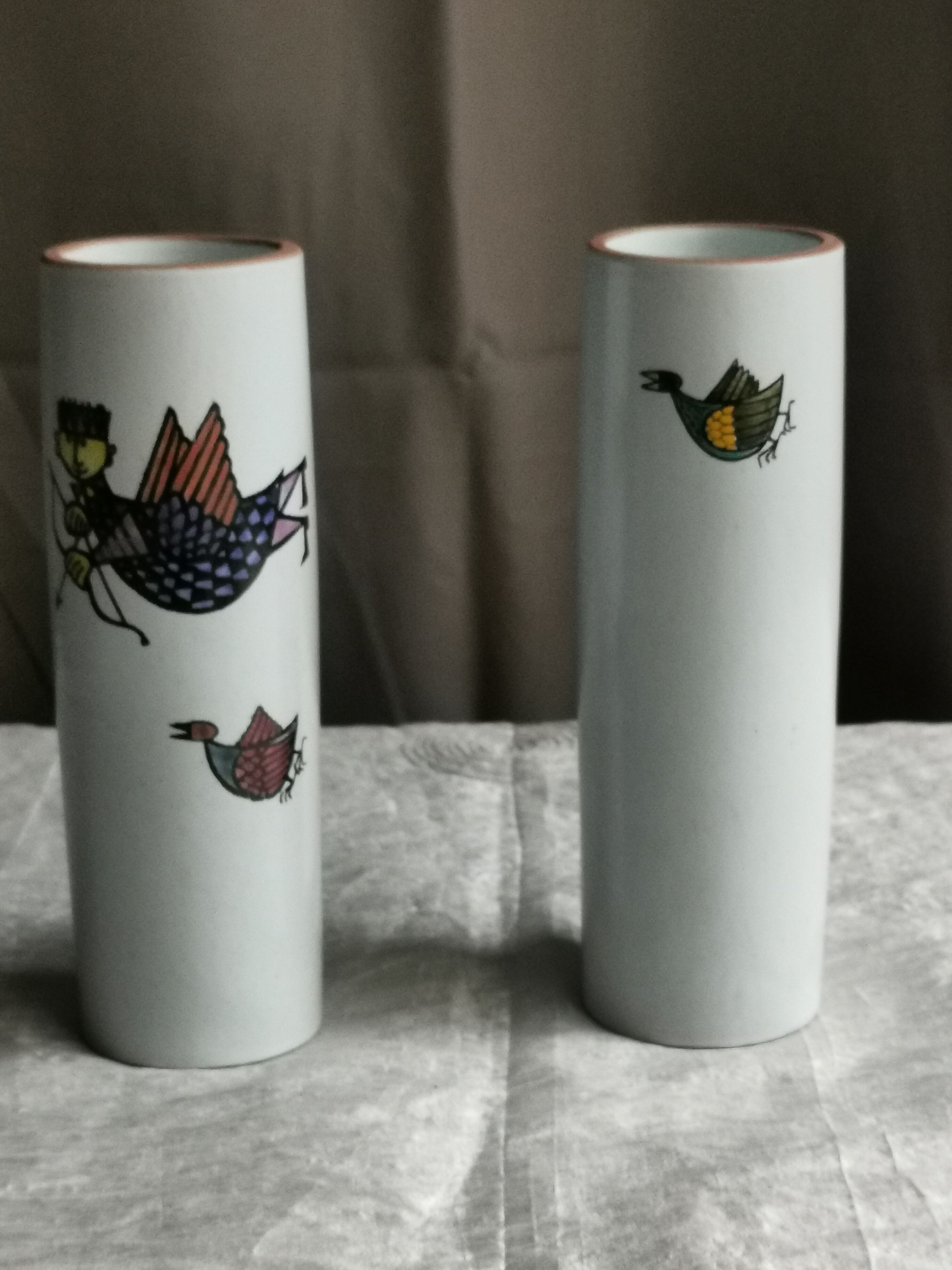 Pair of Suedois design vase by "stig lindberg"