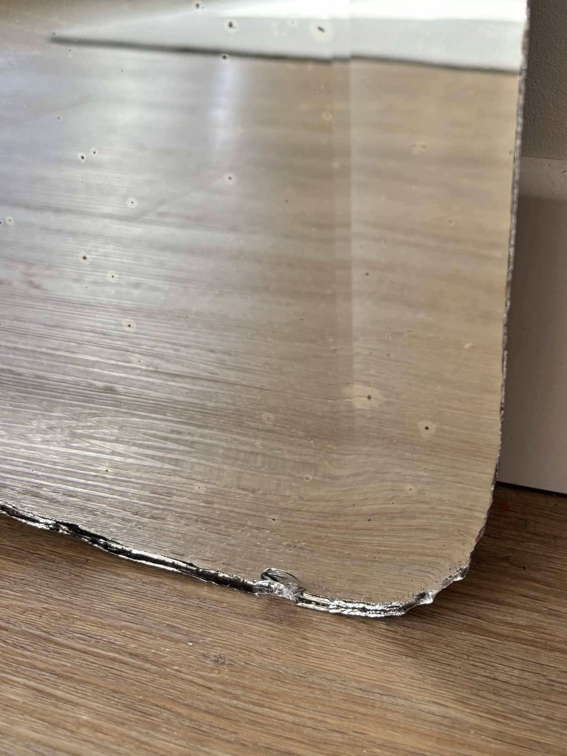 Large bevelled mirror