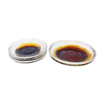 Set of 3 plates and a dish Humppila Finland.