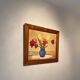 Tableau ancien, nature morte aux tulipes, années 70-80