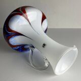 Hand-cut Murano glass pitcher by Carlo Moretti, Italy, 1970s.