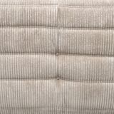 French Togo 3-seater sofa in beige corduroy attributed to Michel Ducaroy for Ligne Roset, 1970s