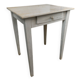 Small gray patina table