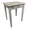 Petite table patine grise