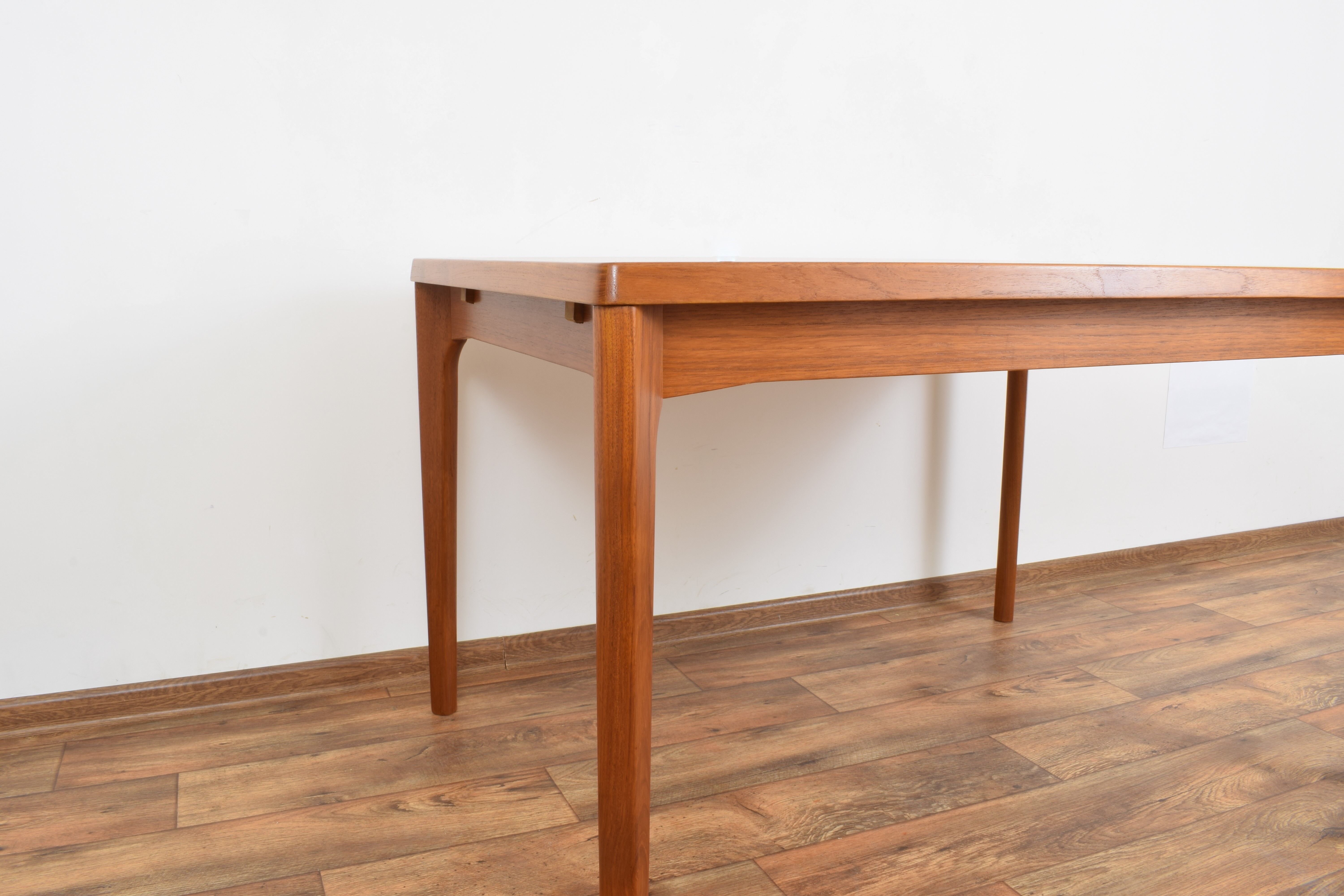 Teak extendable dining table by Henning Kjærnulf for Vejle Mobelfabrik, 1960s
