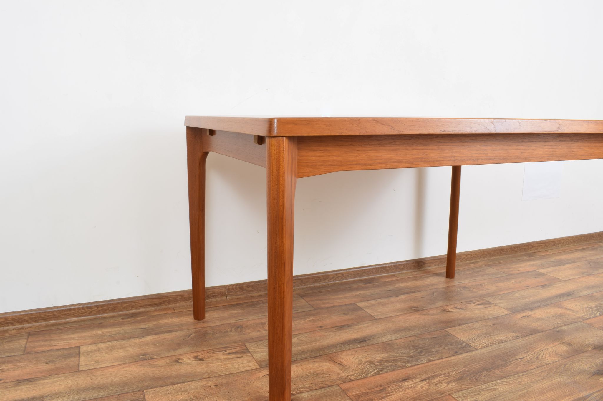 Teak extendable dining table by Henning Kjærnulf for Vejle Mobelfabrik, 1960s