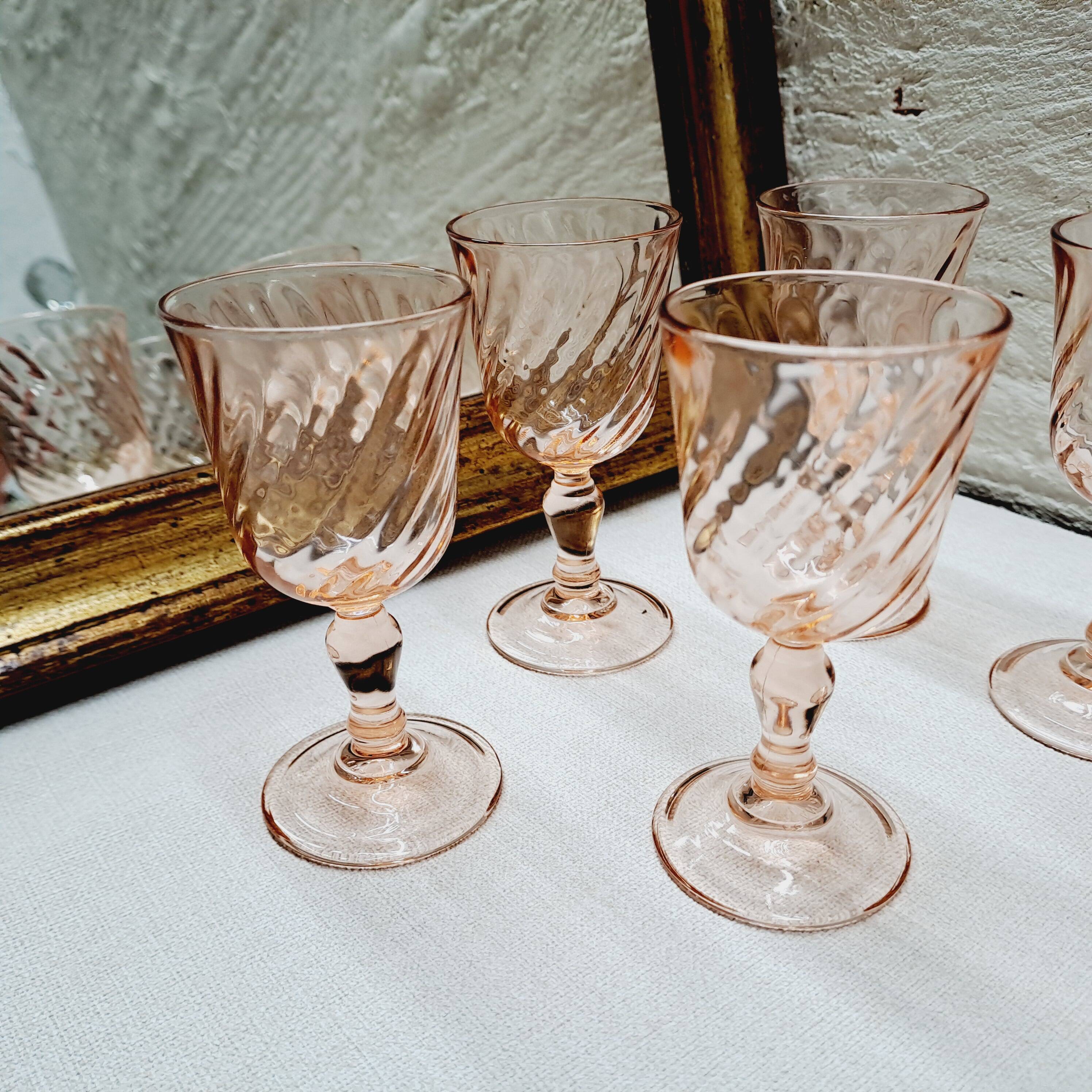 Set of 6 Rosaline digestif glasses