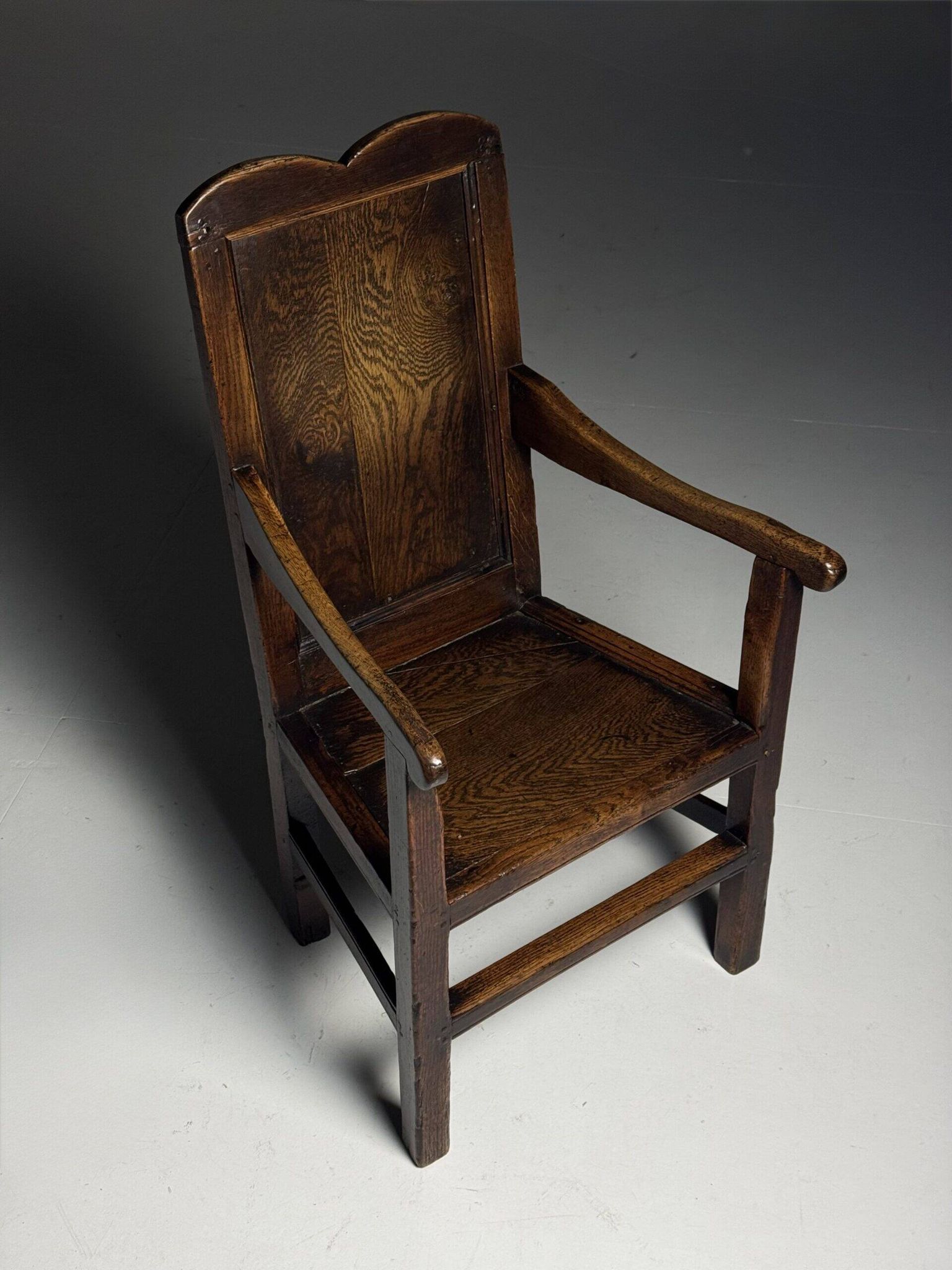 Chaise anglaise en chêne, 1650-1670