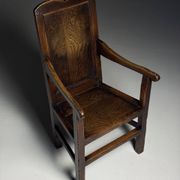 Chaise anglaise en chêne, 1650-1670