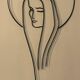 Wrought iron wall decoration