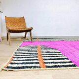 Tapis beni ouraine berbère fait main traditionnelle taille 150 x 250 cm
